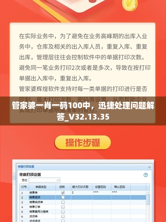 管家婆一肖一码100中，迅捷处理问题解答_V32.13.35