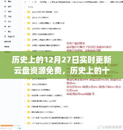历史上的十二月二十七日，追寻自然美景之旅，免费云盘资源点燃激情之旅