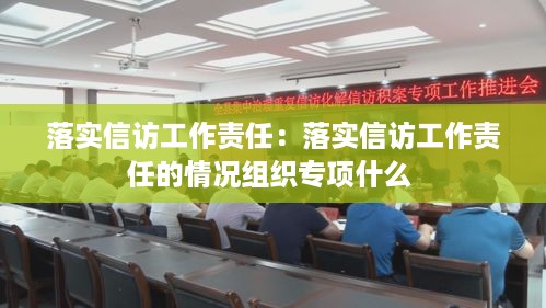 落实信访工作责任：落实信访工作责任的情况组织专项什么 