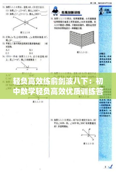 轻负高效练俞剑波八下：初中数学轻负高效优质训练答案七上 
