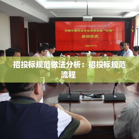 招投标规范做法分析：招投标规范流程 
