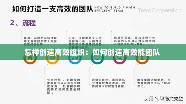 怎样创造高效组织：如何创造高效能团队 