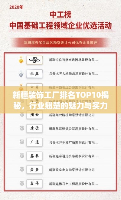 新疆装饰工厂排名TOP10揭秘，行业翘楚的魅力与实力解析