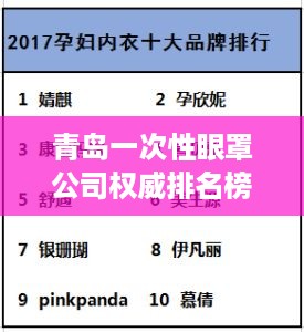 青岛一次性眼罩公司权威排名榜单揭晓！