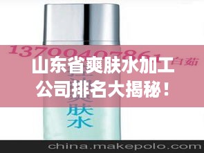 山东省爽肤水加工公司排名大揭秘！
