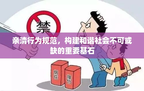 亲清行为规范，构建和谐社会不可或缺的重要基石