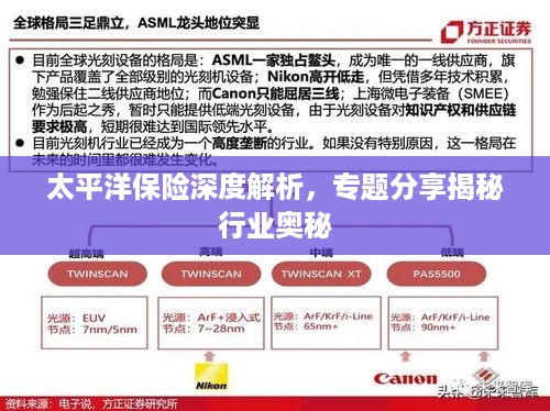 太平洋保险深度解析，专题分享揭秘行业奥秘
