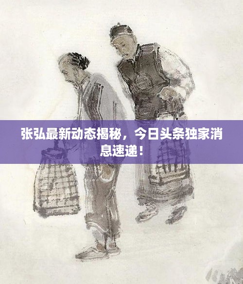 张弘最新动态揭秘，今日头条独家消息速递！